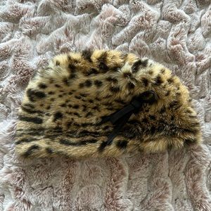 Mob wife aesthetic leopard hat